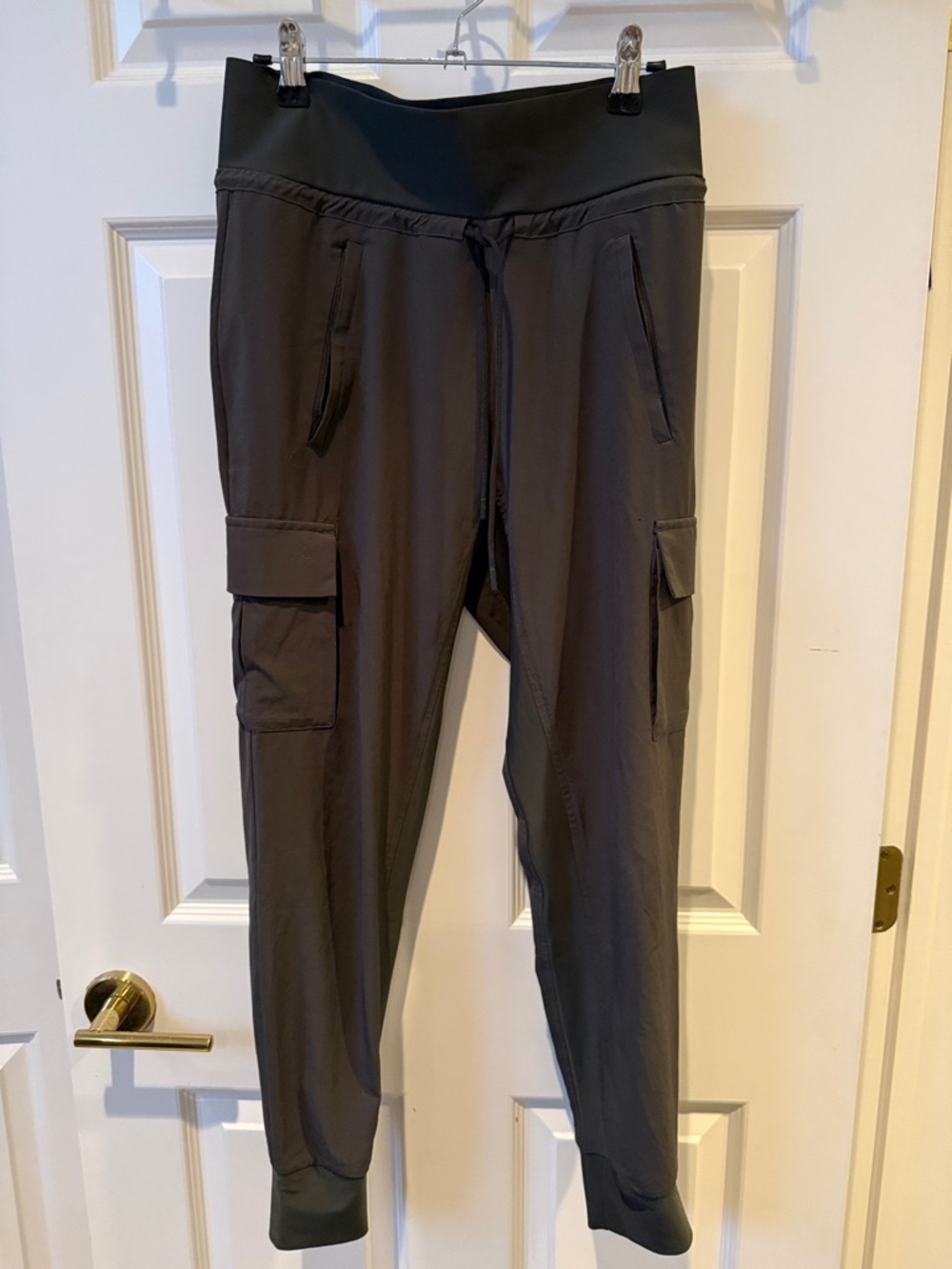 Athleta Dark Olive Cargo Joggers